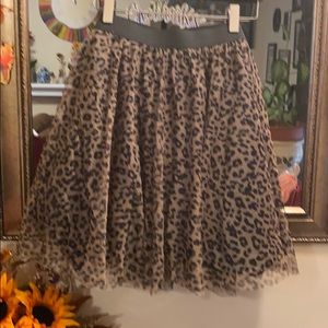 Flirty Animal Print Skirt